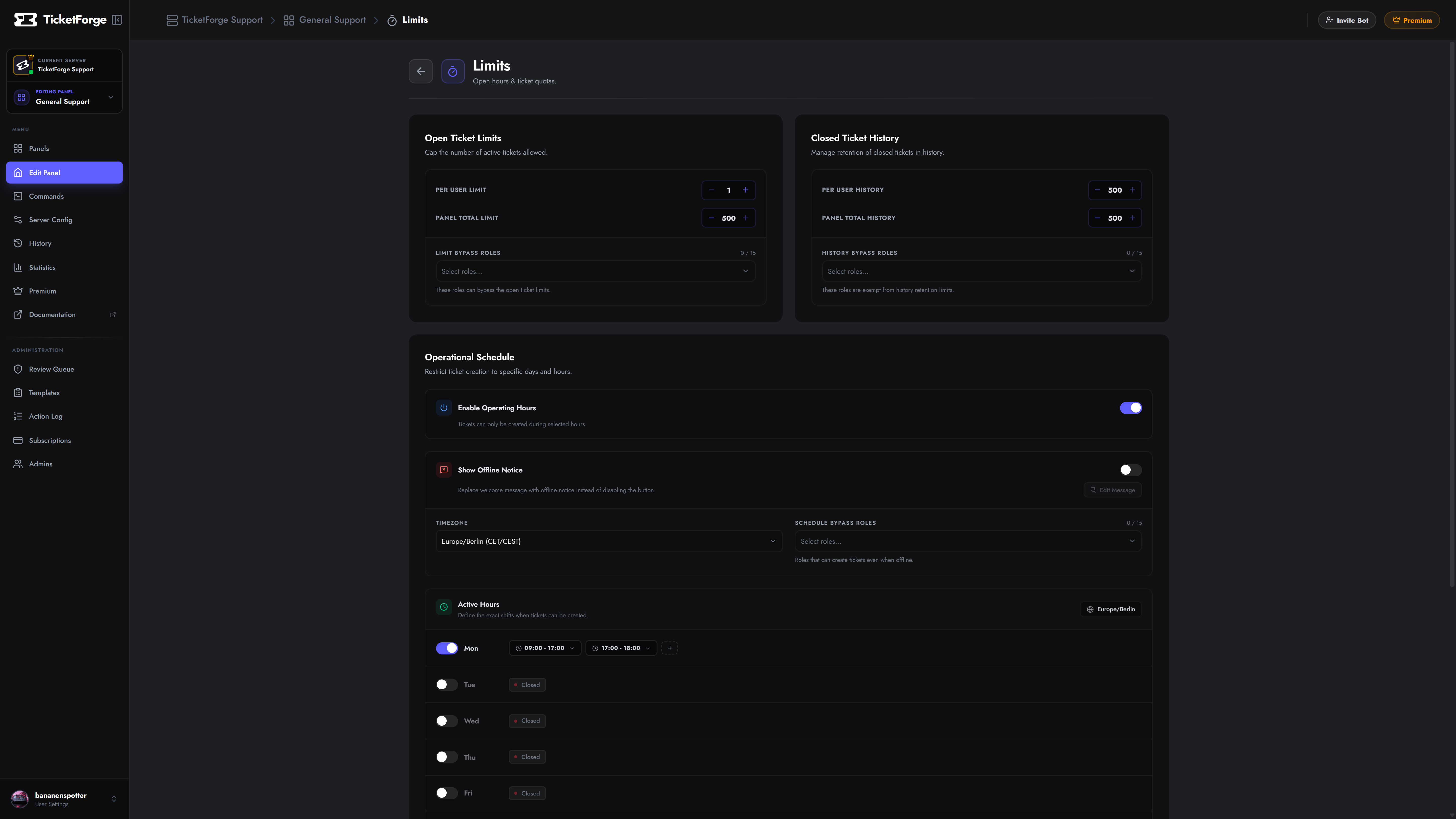 Automation Settings
