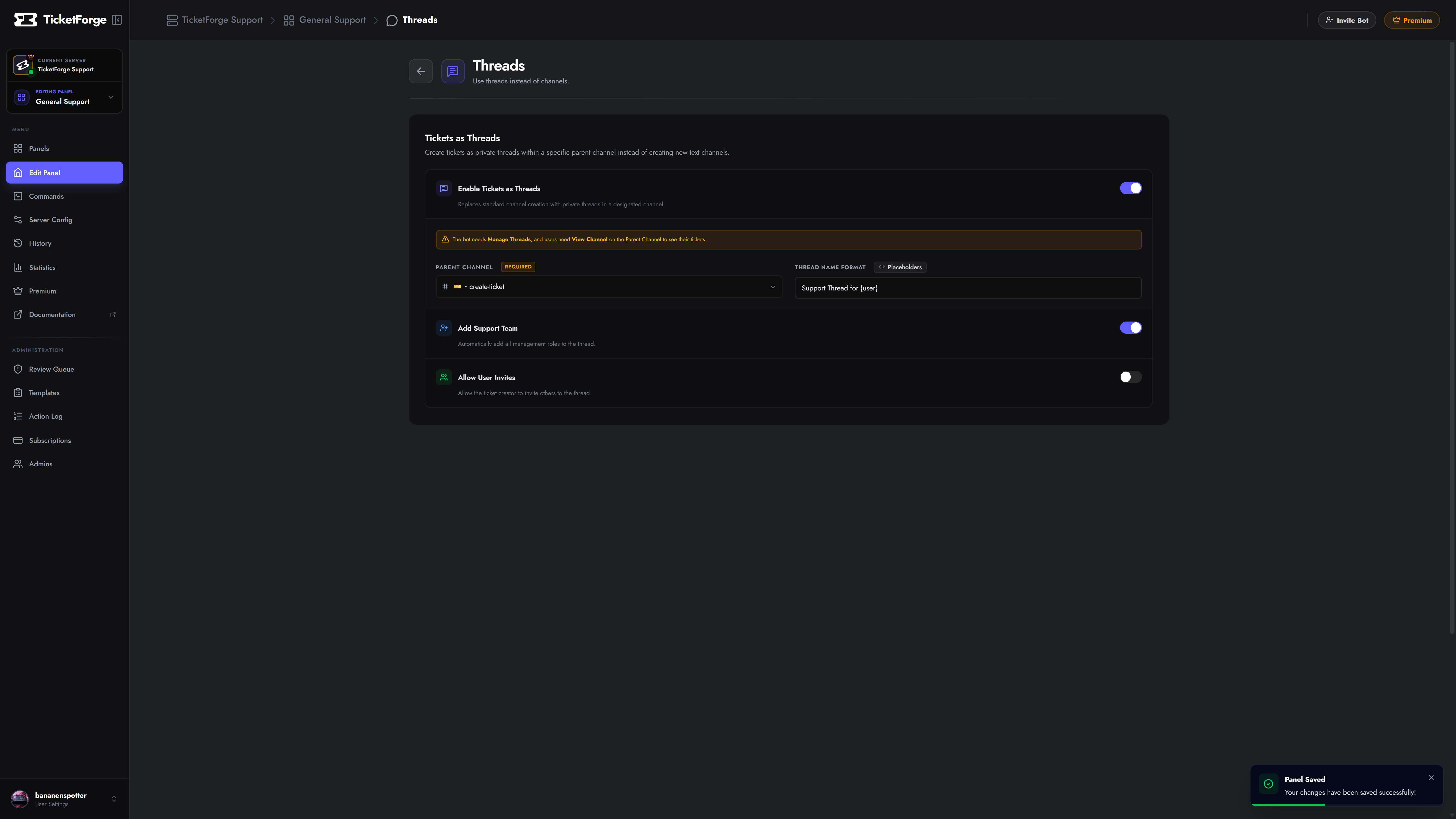 Automation Settings