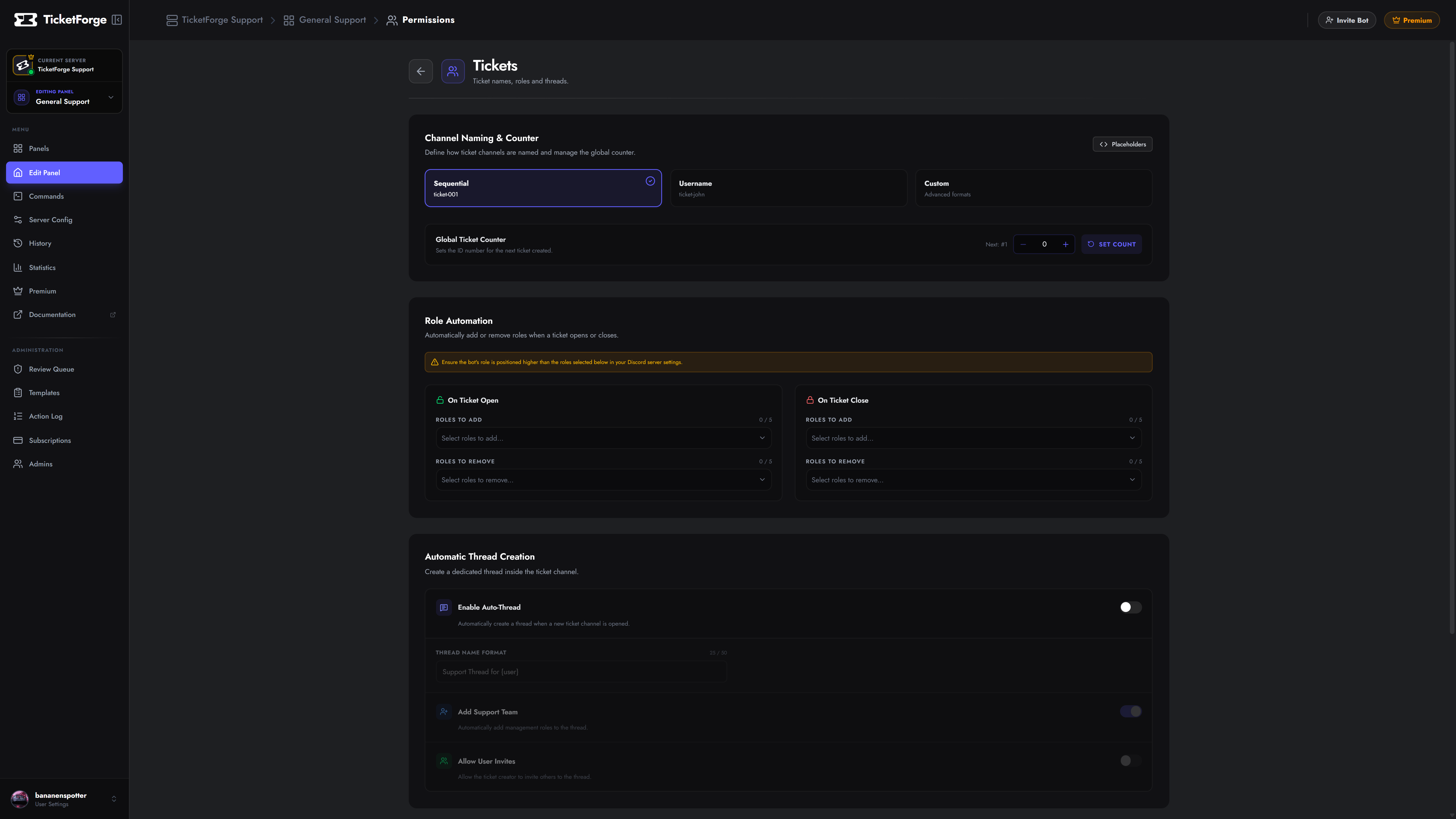 Server List