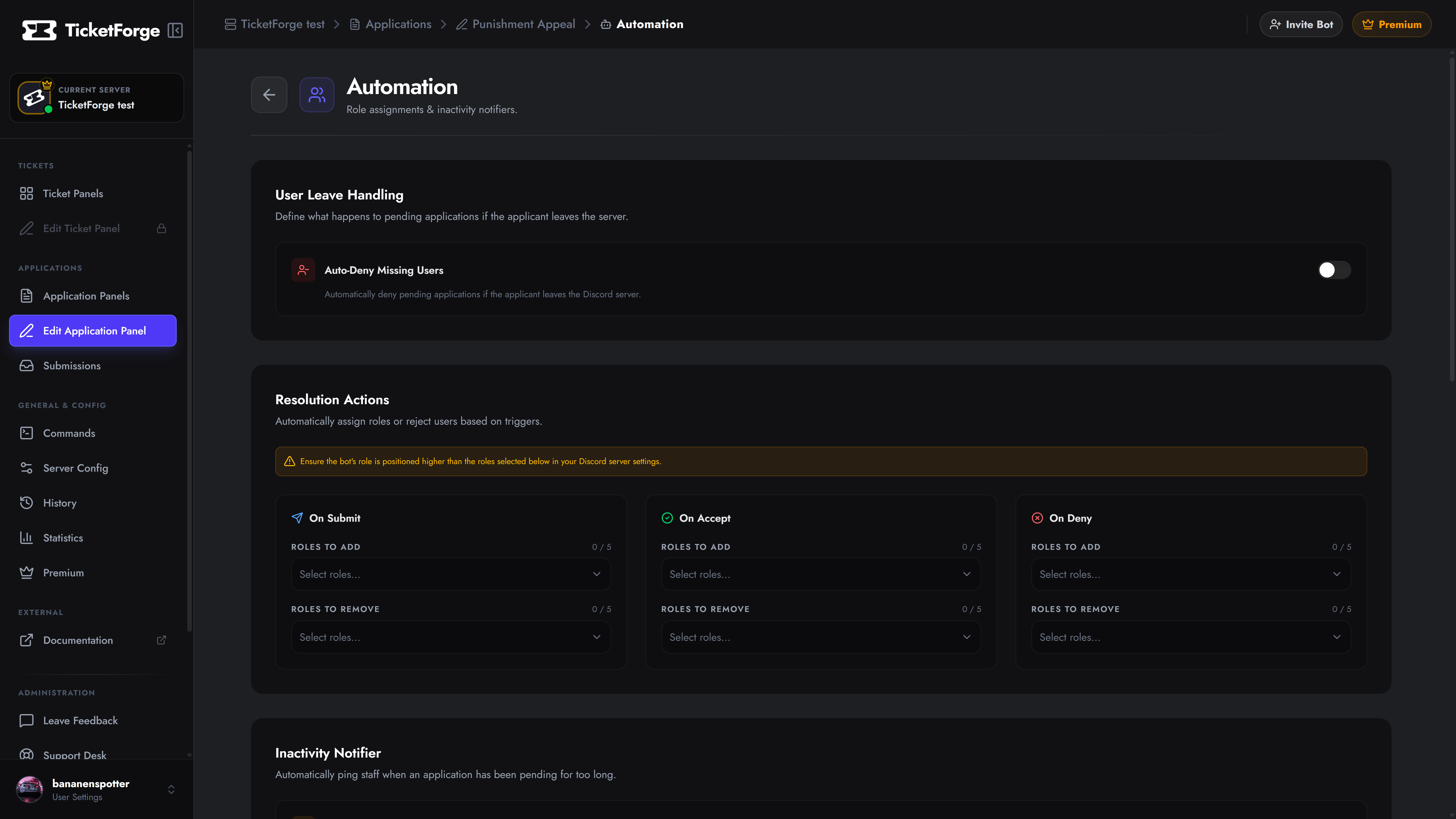 Automation Options