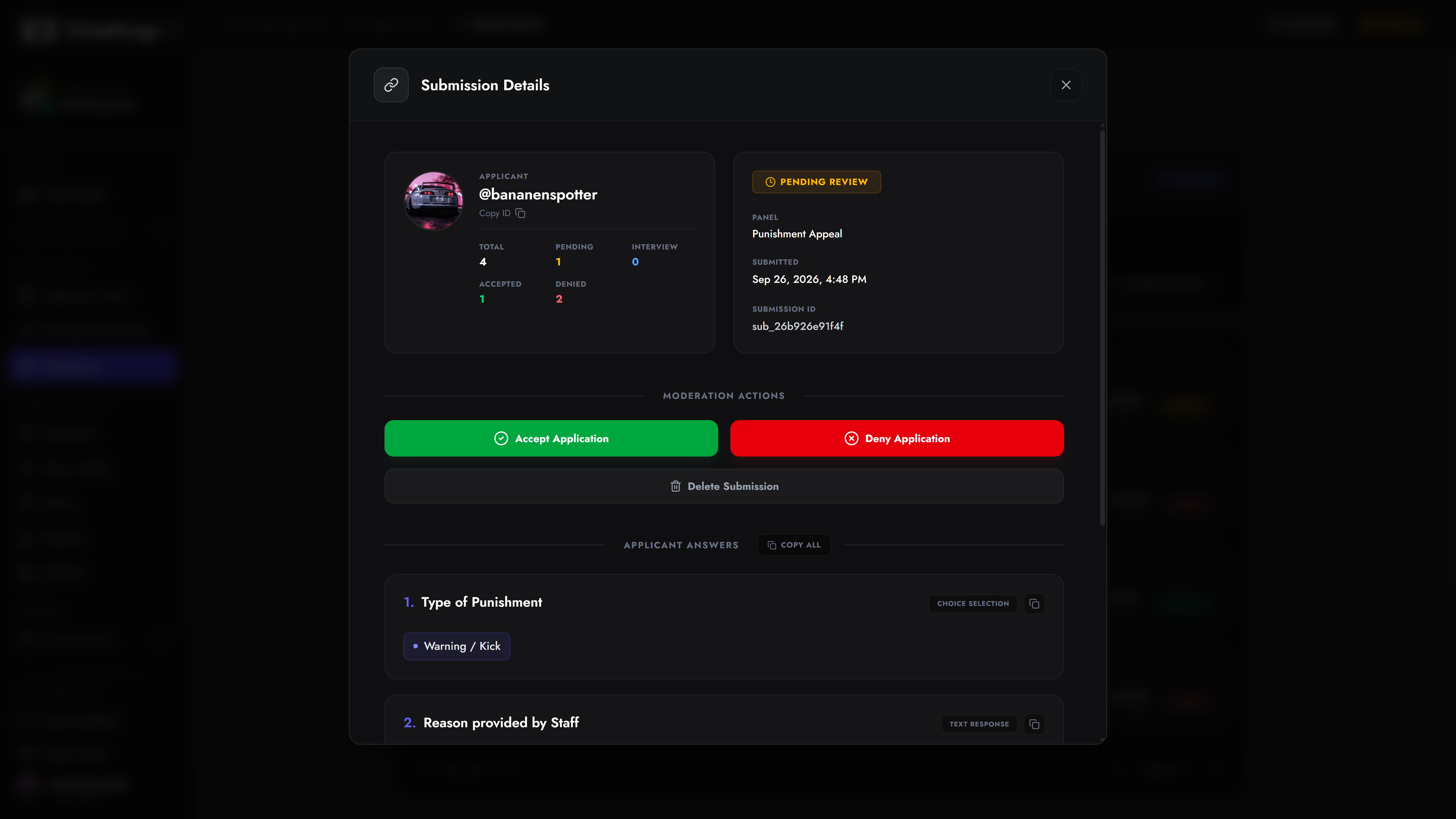 Submission Details