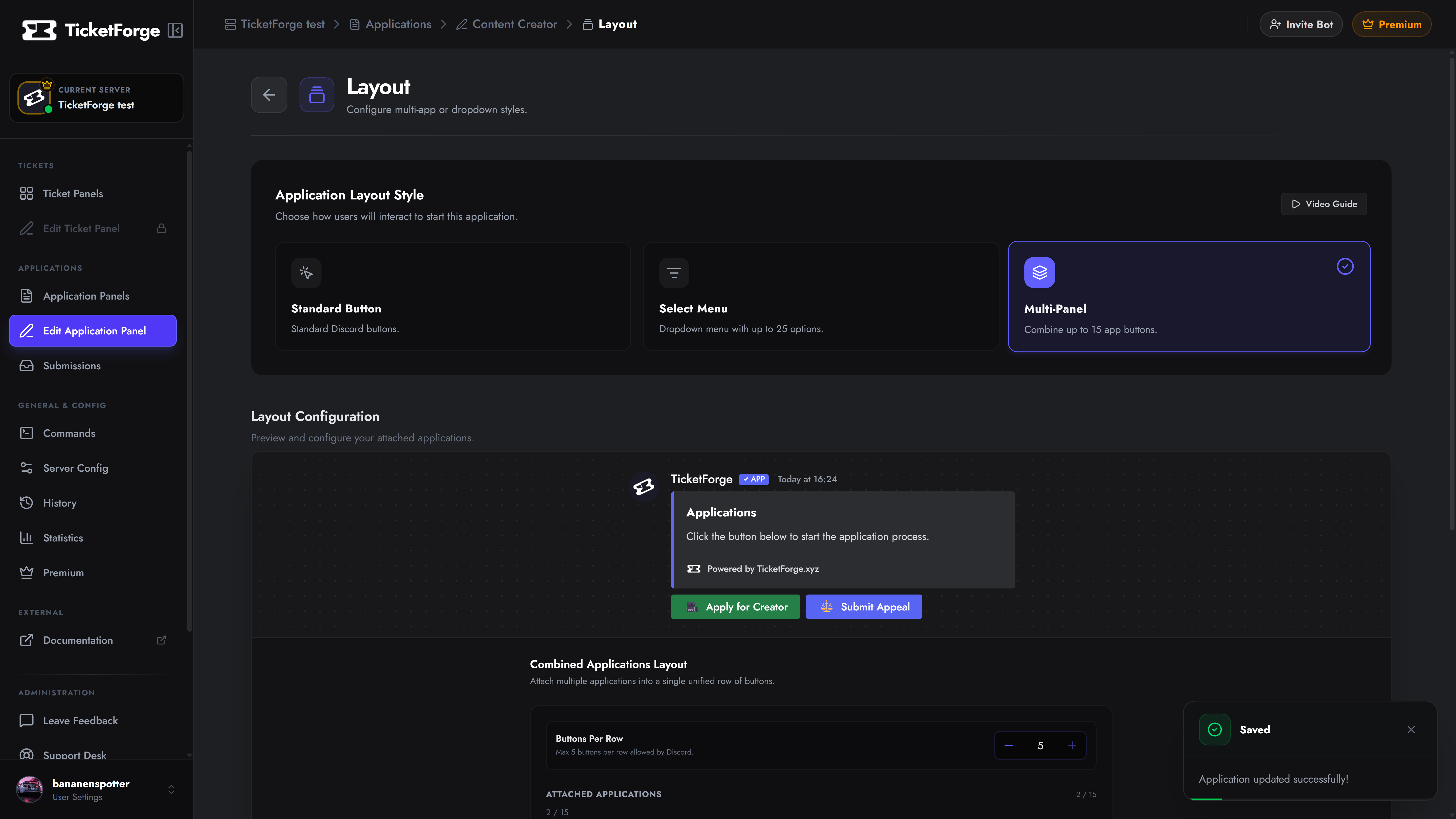 Dropdown Menu