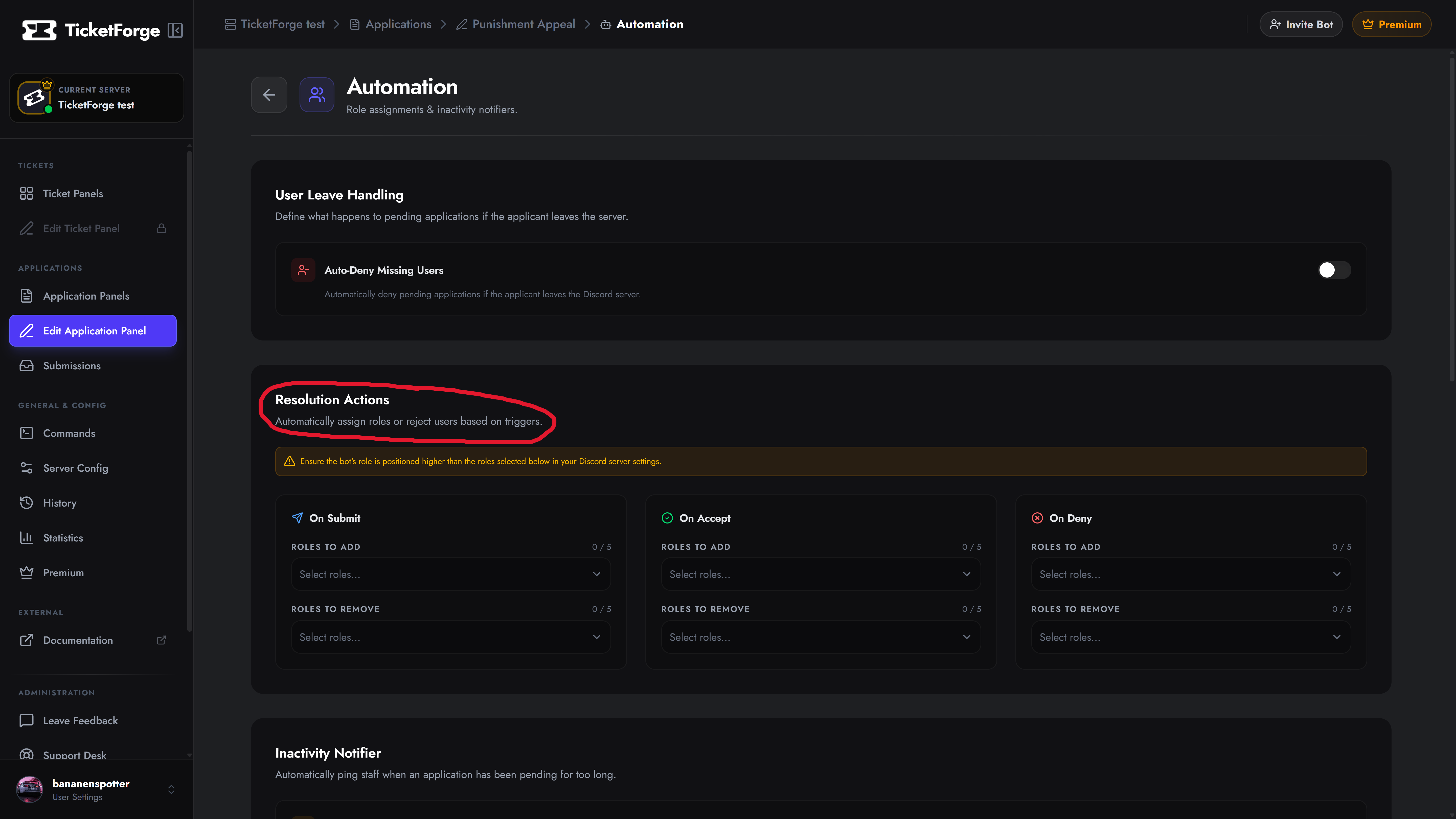 Resolution Actions