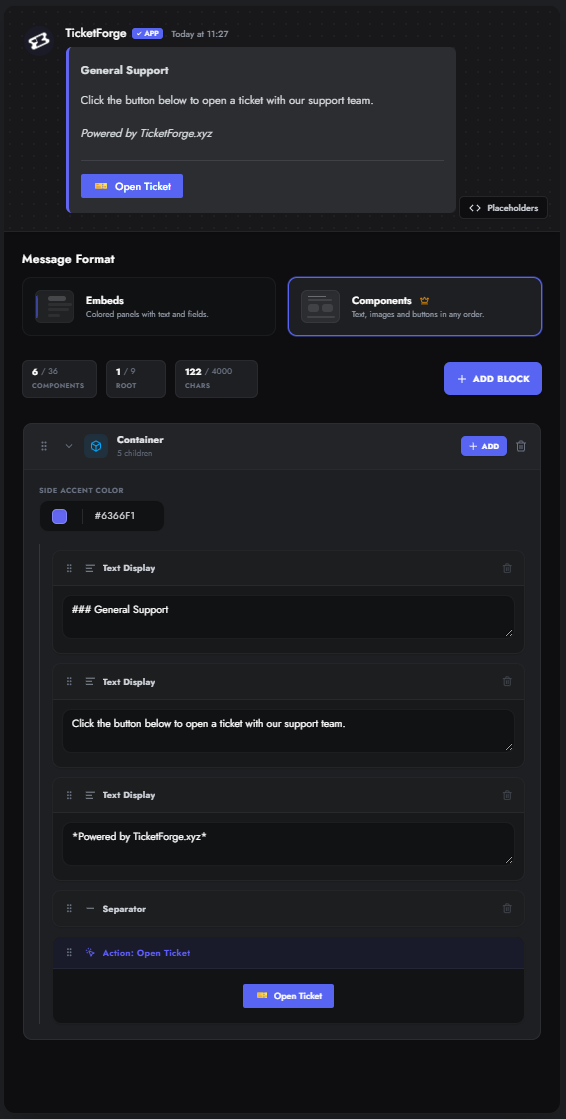 Components (V2) Canvas Editor